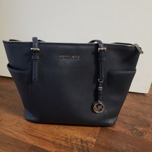Michael Kors Sullivan Large Leather Top Zip Tote